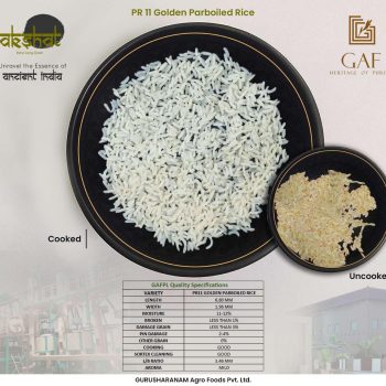 PR 11 Golden Parboiled Rice